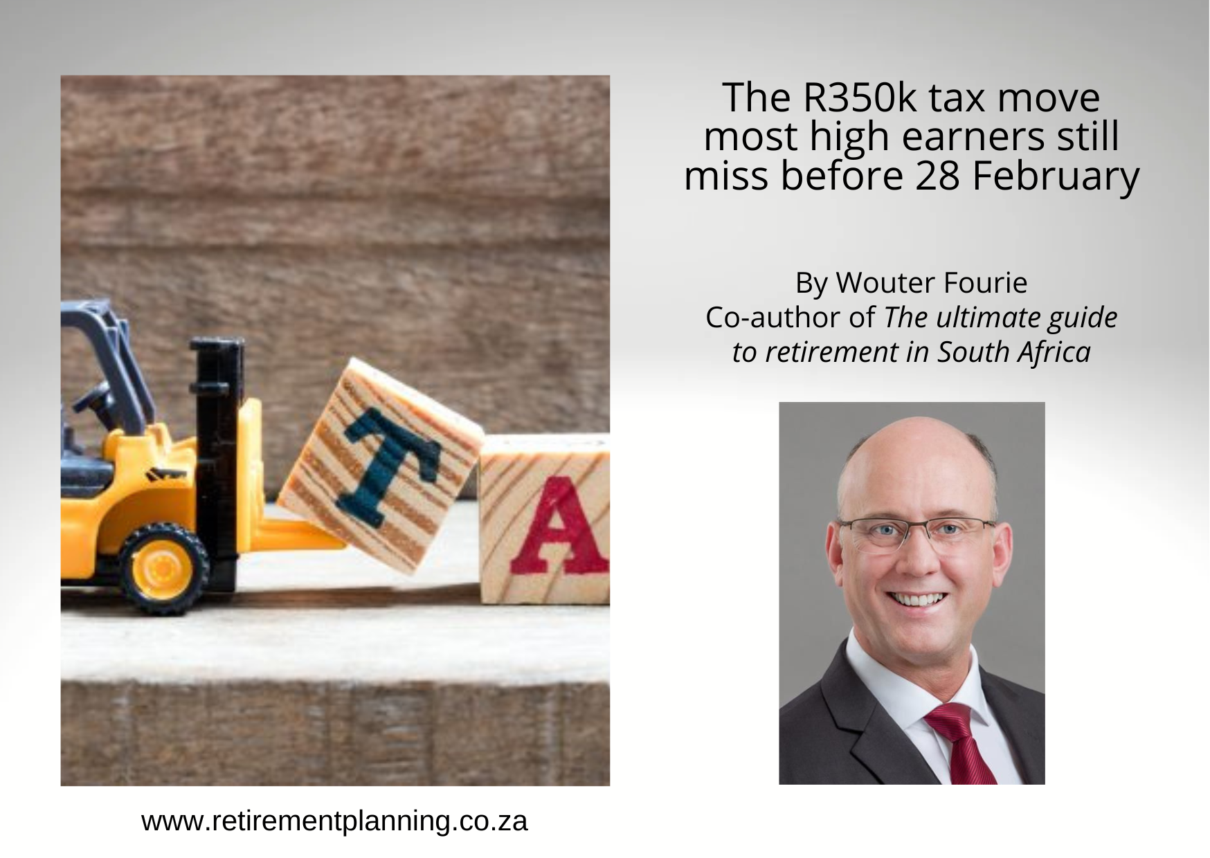 Tax-free investments in SA by Wouter Fourie