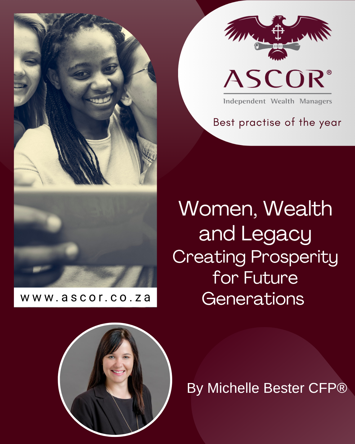 Michelle Bester Women, Wealth and Legacy Creating 8Sept2026